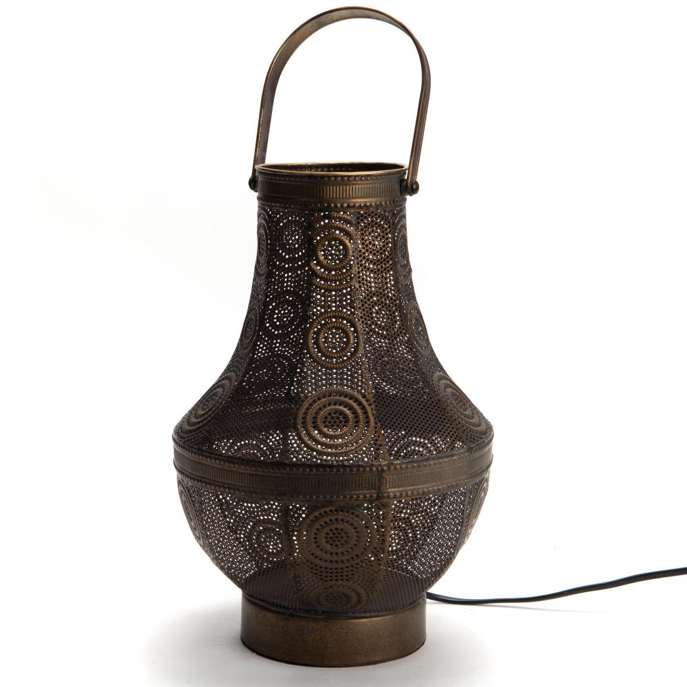marokkoi asztali lampa lampas vintage klasszikus bronz kezzel keszult vilagitas ejjeliszekreny mediterran egyedi lameridiana lakberendezesi uzlet bolt.jpg